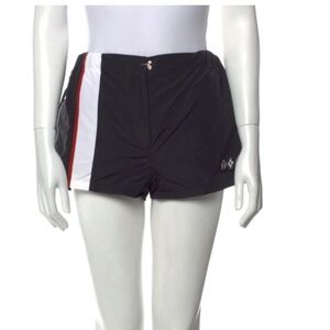 Authentic Louis Vuitton LV Black Monogram Mini Zipper Shorts sz 34 XS 2